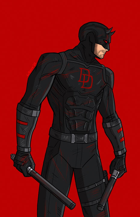 Daredevil Born Again Doodle