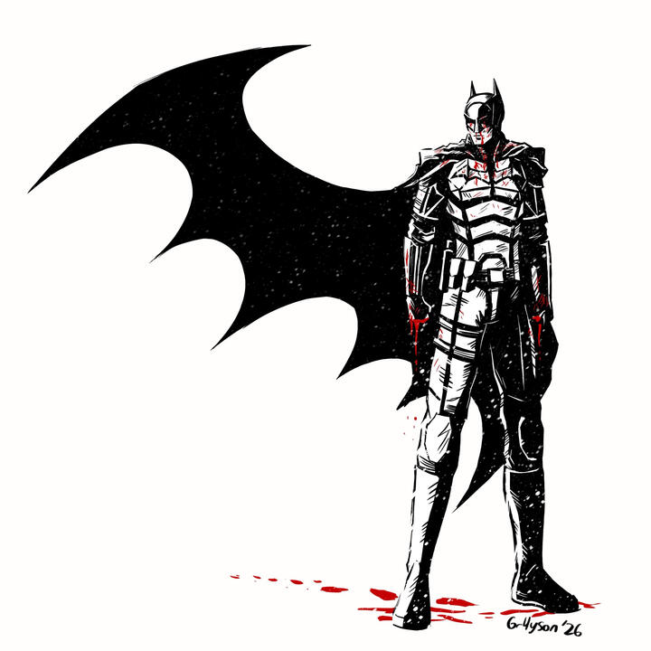 The Batman in the Snow